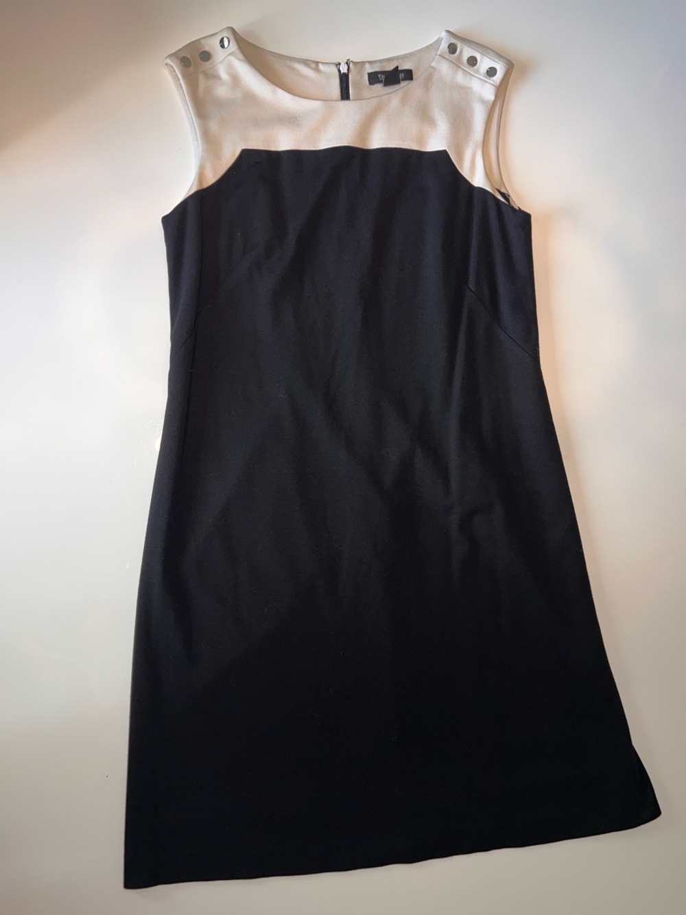 White House Black Market colorblock dress, size 12